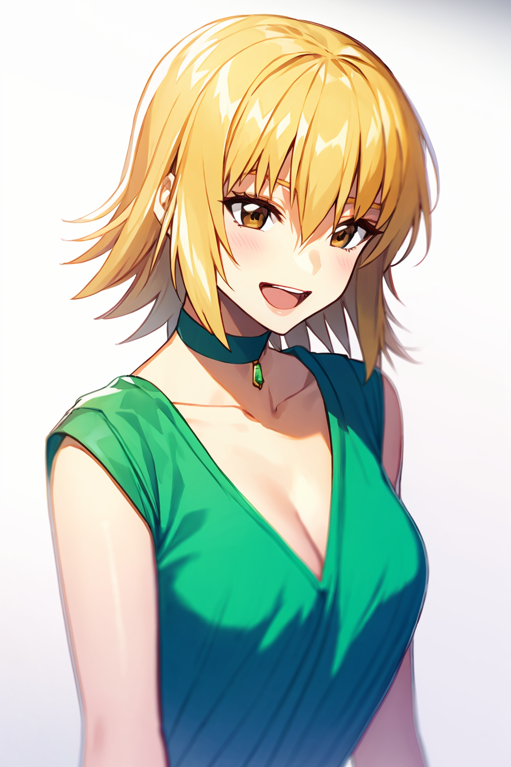 54231-1049225079-masterpiece, best quality, _lora_cagalli_1_,_1girl, solo, blonde hair, hair between eyes, white background, jewelry, short hair,.png